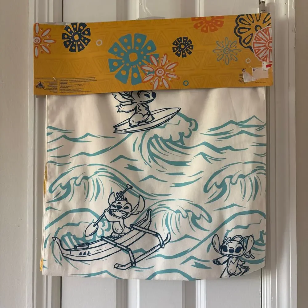 Disney Parks Stitch Reversible Table Runner 72” X 17